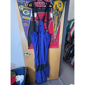 The North Face Extreme Ski Bib Pants Mens Blue Snowboard Winter Gorpcore Large